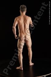 Nude Man White Standing poses - ALL Athletic Short Grey Standing poses - simple Standard Photoshoot Realistic